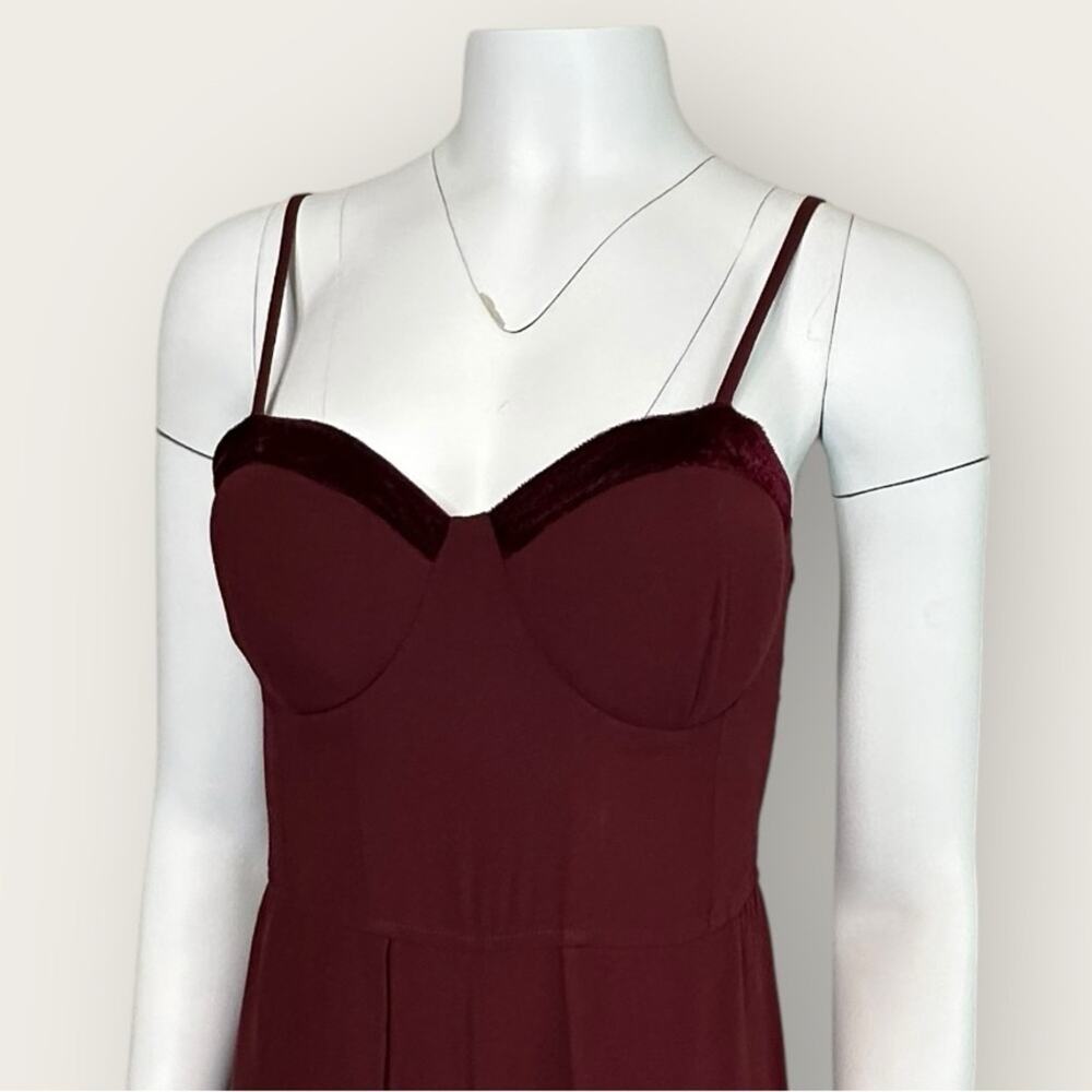 NWOT | B.O.G Collection | Sleeveless Jumpsuit | Burgundy | Small?? - Picture 6 of 13